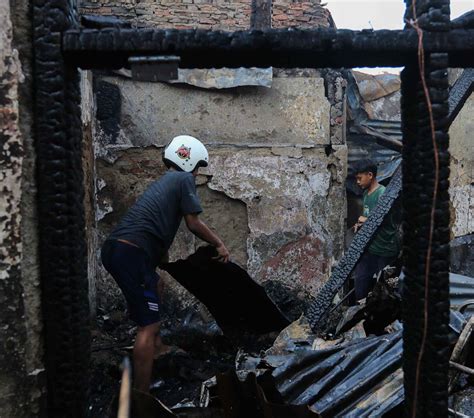 Foto Kondisi Permukiman Padat Di Manggarai Ludes Dilalap Kebakaran