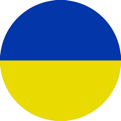 Ukraine Flag Round Shape Png 22118978 Png