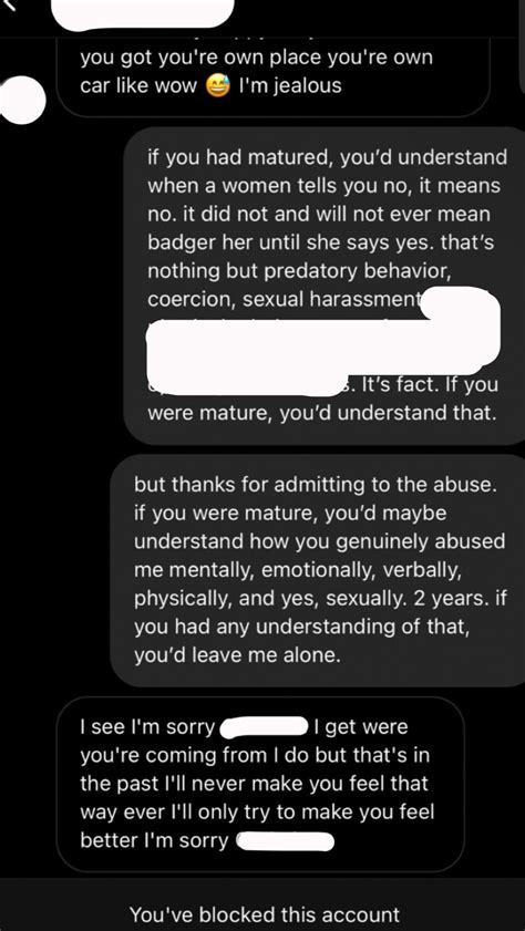 My 23f Ex Bf Has Been Harassing Me For Over A Year R Infuriatingasfuck