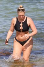 Iskra Lawrence In Bikini On The Beach In Miami Hawtcelebs