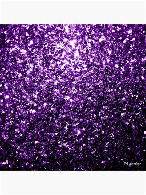 Dark Purple Faux Glitter Sparkles Poster For Sale By Pldesign Redbubble