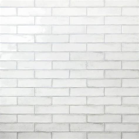 Ivy Hill Tile Moze White In X In Ceramic Subway Wall Tile Sample