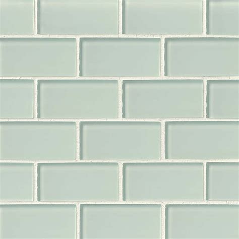 Arctic Ice Subway 2 X 4 Glass Tile Kitchen And Bath Tile By Msi