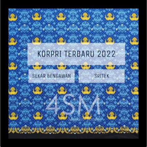 Jual KAIN BATIK KORPRI TERBARU 2022 SERAGAM ASN Shopee Indonesia