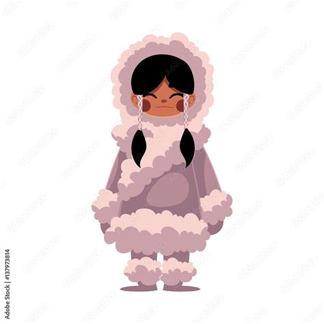 Eskimo Girl Clipart With Bow