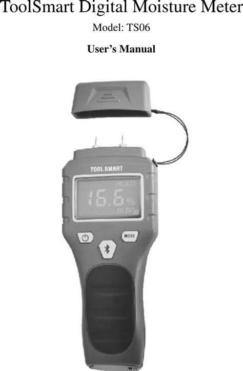 GENERAL TOOLS And INSTRUMENTS TS06 ToolSmart Digital Moisture Meter