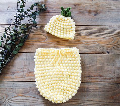 Ravelry Pineapple Newborn Kit Pattern By Emilie Bolduc