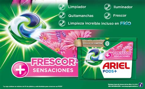 Ariel Sensaciones Todo En Uno Pods Detergente Lavadora Liquido En