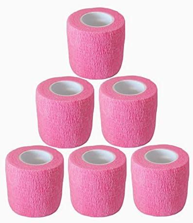 Amazon Hysiwen 6 Pack 2 X 5 Yards Self Adhesive Bandage