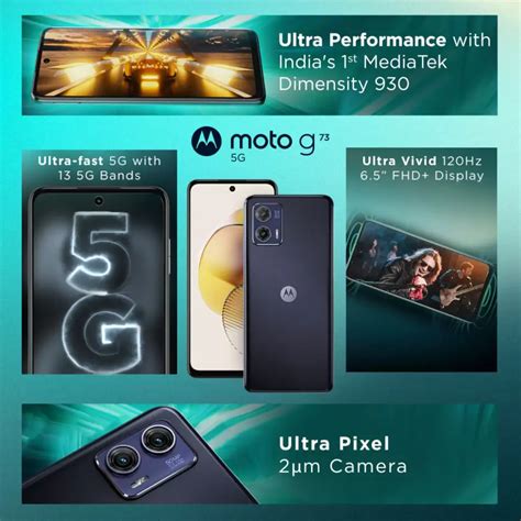 Motorola Moto G73 128 GB Midnight Blue 8 GB RAM Online At Best