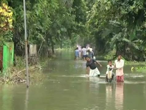 Assam Flood Situation Marginally Improves 4 Lakh People Still Affected