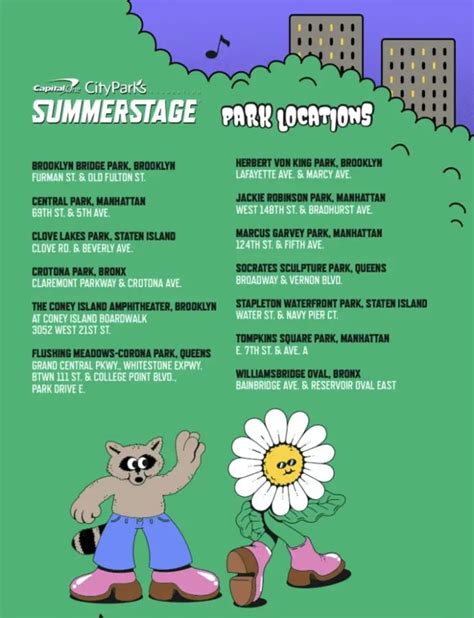 City Parks Foundation 2023 SummerStage Season Begins June 3 in all 5 ...