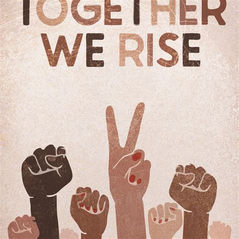 Together We Rise Wall Art | Digital Art