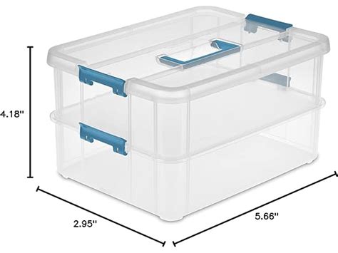 Sterilite Stack Carry 2 Layer Box