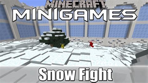 Minecraft Minigames Snow Fight Youtube