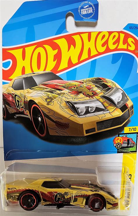 Hot Wheels Art Car 76 Greenwood Corvette 2023 Sonyas Diecast