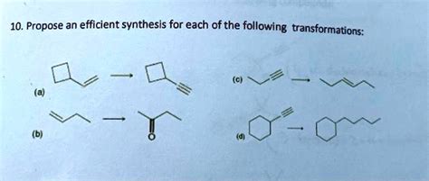 Solved Propose An Efficient Synthesis For Each Ofthe Following