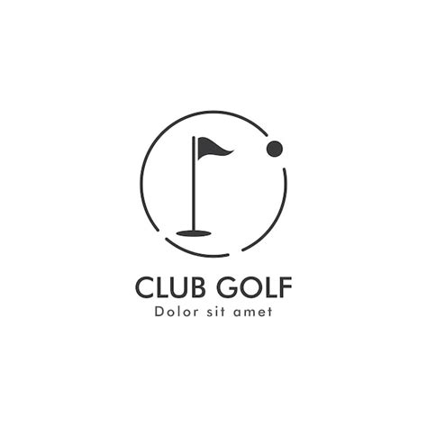 Premium Vector Golf Logo Icon Template Vector Illustration Design