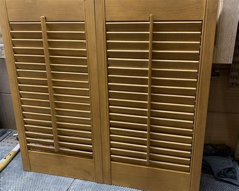 Louvered Cabinet Doors Replacement Cabinets Matttroy