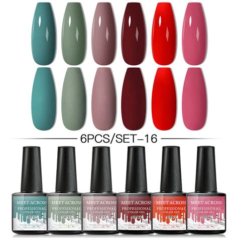 Meet Across Esmalte De Gel Semipermanente Para U As L Mpara Led Uv