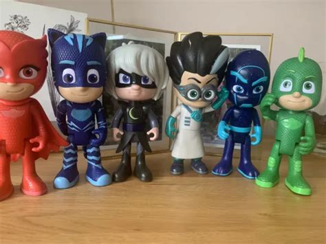 PJ MASKS DELUXE Talking Figures Catboy Owlette Gekko Luna Girl Romeo