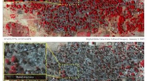 نيجيريا صور الأقمار الصناعية تشير إلى دمار هائل بسبب بوكو حرام موقع 24