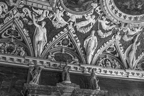 Ceiling Detail In The Sala Delle Quattro Porte Caffe Paradiso Flickr