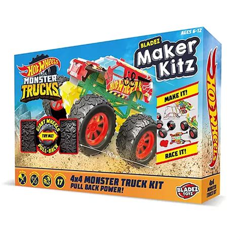 Hot Wheels Diy Monster Trucks Maker Kit Kaleidoscope