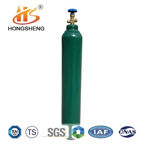 ISO 200bar 15L Medical Portable Seamless Steel Empty Oxygen Gas