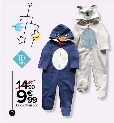 Promo La Combinaison Tex Baby Chez Carrefour ICatalogue Fr