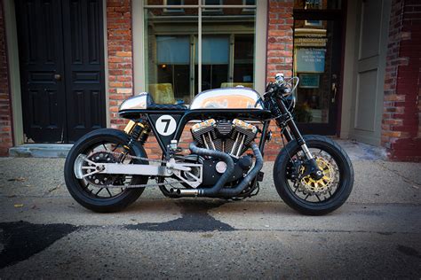 Ardent Featherbed Harley Sportster Cafe Racer Return Of The Cafe Racers