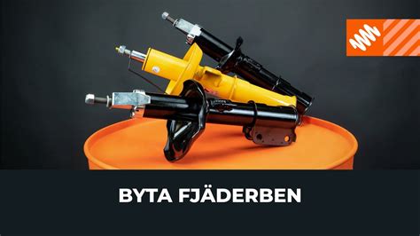 Så här byter du fjäderben på bilen