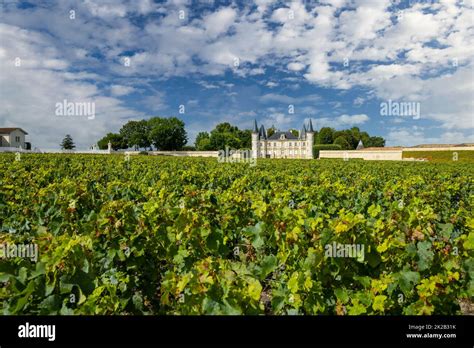 Chateau Pichon Longueville Baron Medoc France Stock Photo Alamy