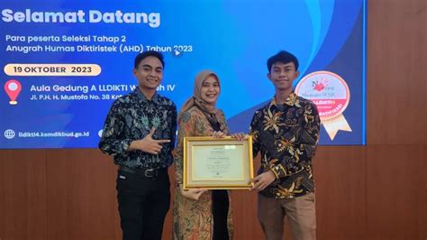 Unsera Raih Penghargaan Anugerah Humas Diktiristek Lldikti Iv