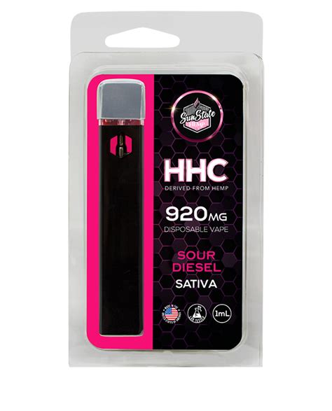 Hhc Disposable Vape Sativa Sour Diesel 1ml 920mg