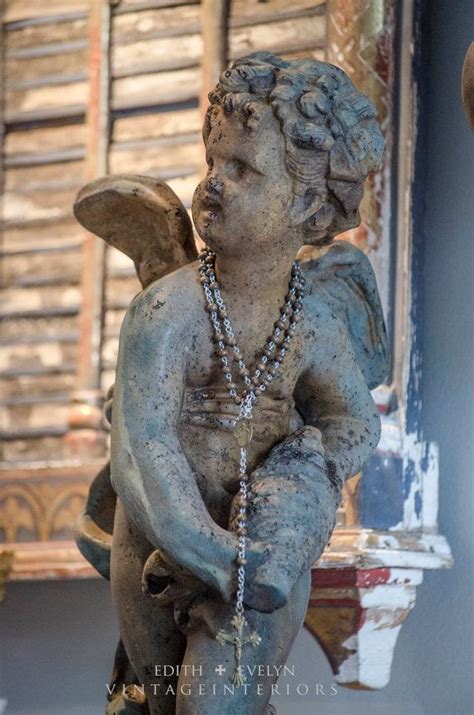 Beautiful Cherub Statue Large Size With Shell Etsy Cherub Statue