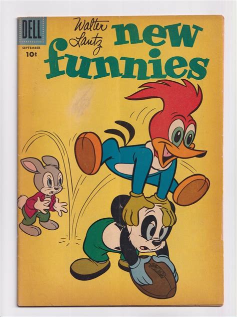 Walter Lantz New Funnies 247 Dell Comics 1957 Woody Woodpecker Nice