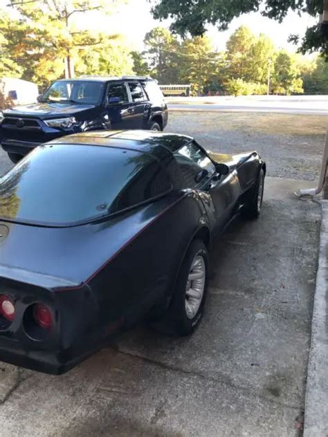 1982 Chevrolet Corvette Coupe Black RWD Automatic Classic Chevrolet