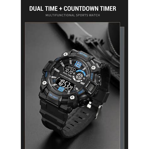 Skmei Jam Tangan Pria Digital Sport Watch Chrono Alarm Waterproof