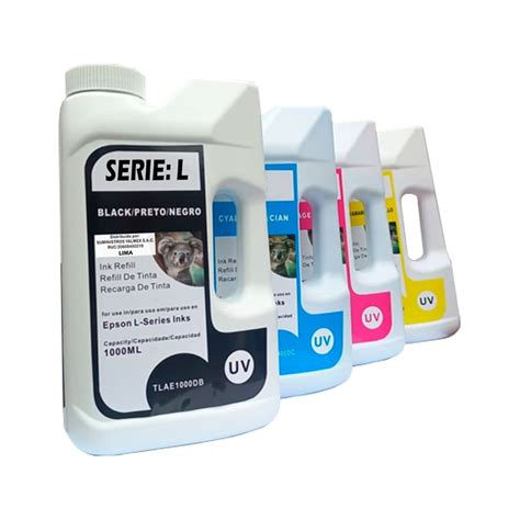 Tinta Compatible Litro Uv Para Epson T T T Negro Generico