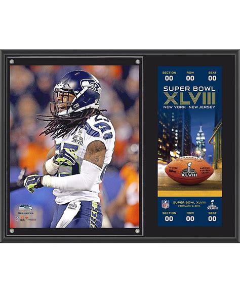 Fanatics Authentic Richard Sherman Seattle Seahawks Super Bowl Xlviii