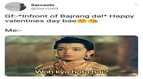 Valentine's Day 2023 viral memes on Bajrang Dal see pictures ...