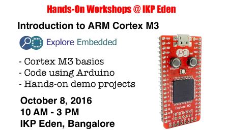 Book Introduction To ARM Cortex m3 tickets, Bengaluru | Explara.com