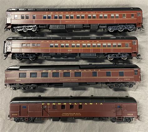 Bid Now 4 Ho Brass Prr Passenger Cars March 4 0123 1000 Am Edt