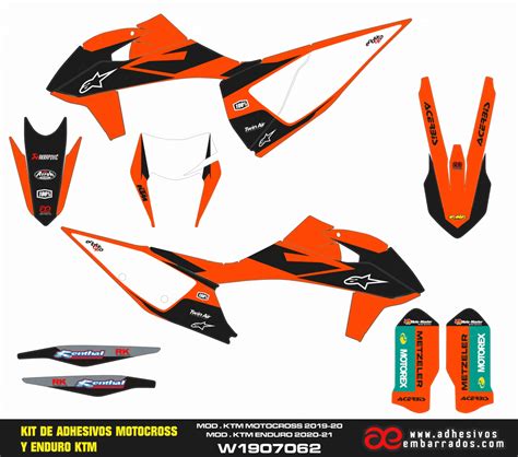 Adhesivos Ktm Motocross Enduro Adhesivosembarrados