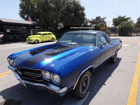 1970 Chevrolet El Camino Ss V8 396 Muscle Car Show Car