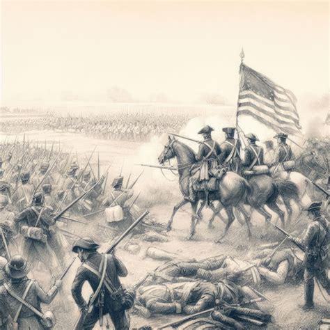 Premium Ai Image Americans Fighting For The Independence Of Their Country
