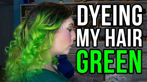 Dyeing My Hair Manic Panic Electric Lizard Youtube