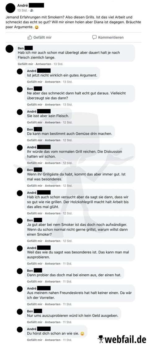 Der etwas unnötige Grill Facebook Fail des Tages 16 05 2023 Webfail