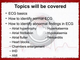 ECG In Ischemic Heart Disease - Dr Vivek Baliga Review | PPT